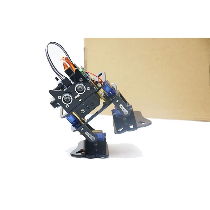 

Biped walking humanoid robot kit 4 degrees of freedom supports arduino programming mixly graphical programming