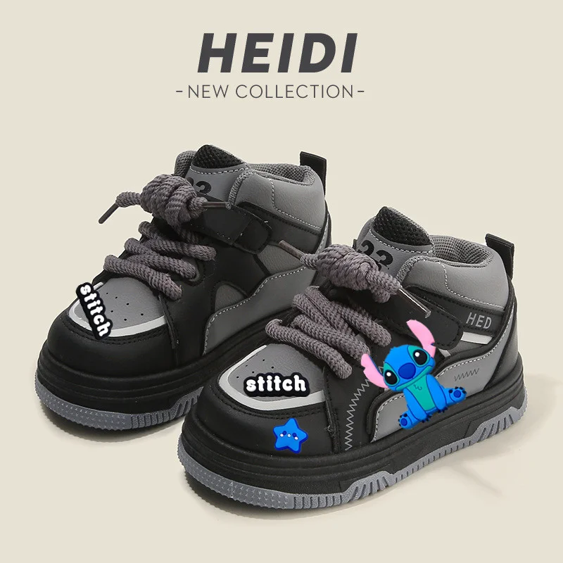 

Детская обувь Disney на весну и осень, кроссовки для девочек, повседневная обувь с Микки Маусом для мальчиков, дышащая обувь на мягкой подошве для малышей