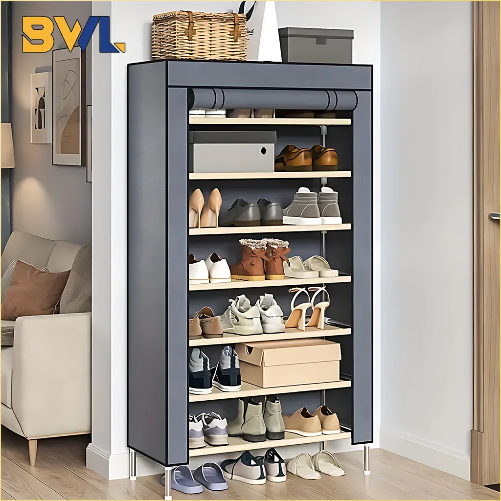 Multi-tier Combination Shoe Rack Home Bedroom Living Room Dustproof Storage Shoe Cabinet Dormitory Simple Shoe Organizer