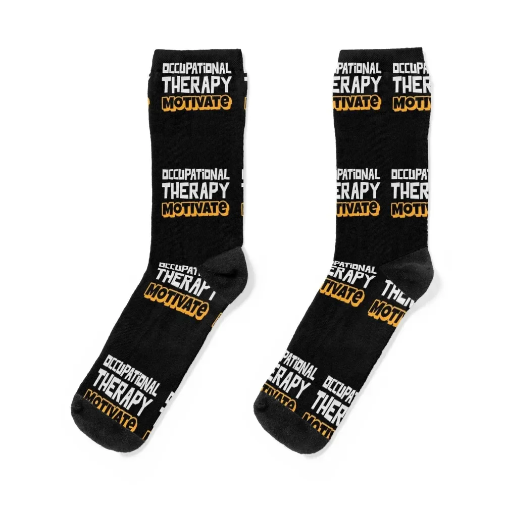 mOTivate Occupational Therapy Motivate Socks Soccer funny gifts Socks Girl Men's