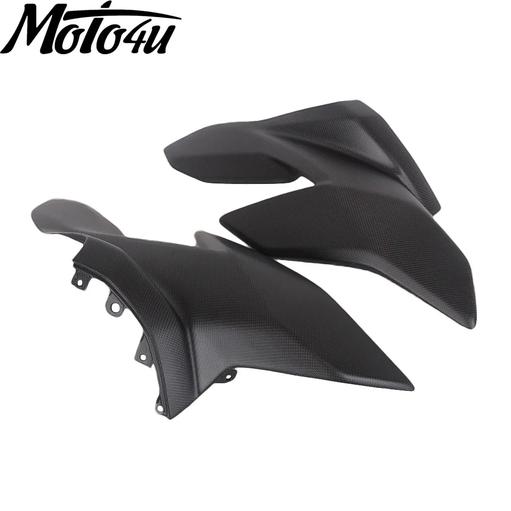 

100% углеродное волокно, боковой верхний обтекатель мотоцикла для Ducati Streetfighter V4 V4S 2020 2021 2022
