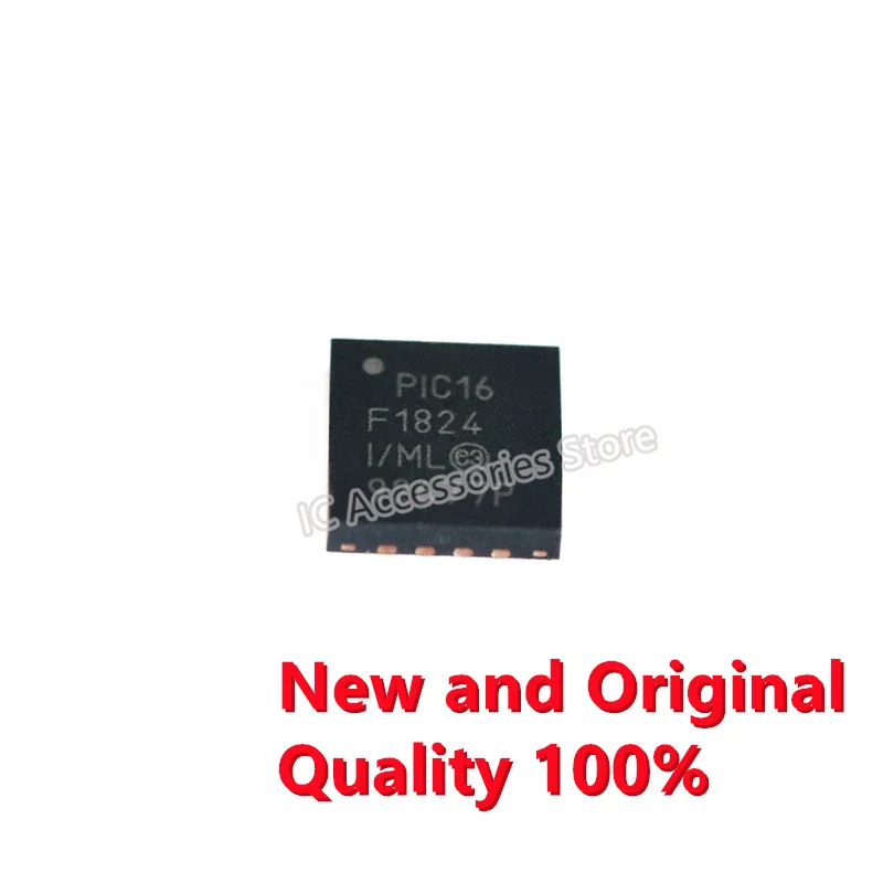 

5PCS PIC16F1824-I/ML PIC16F1824 16F1824 QFN-16 New and Original Chip MCU In Stock