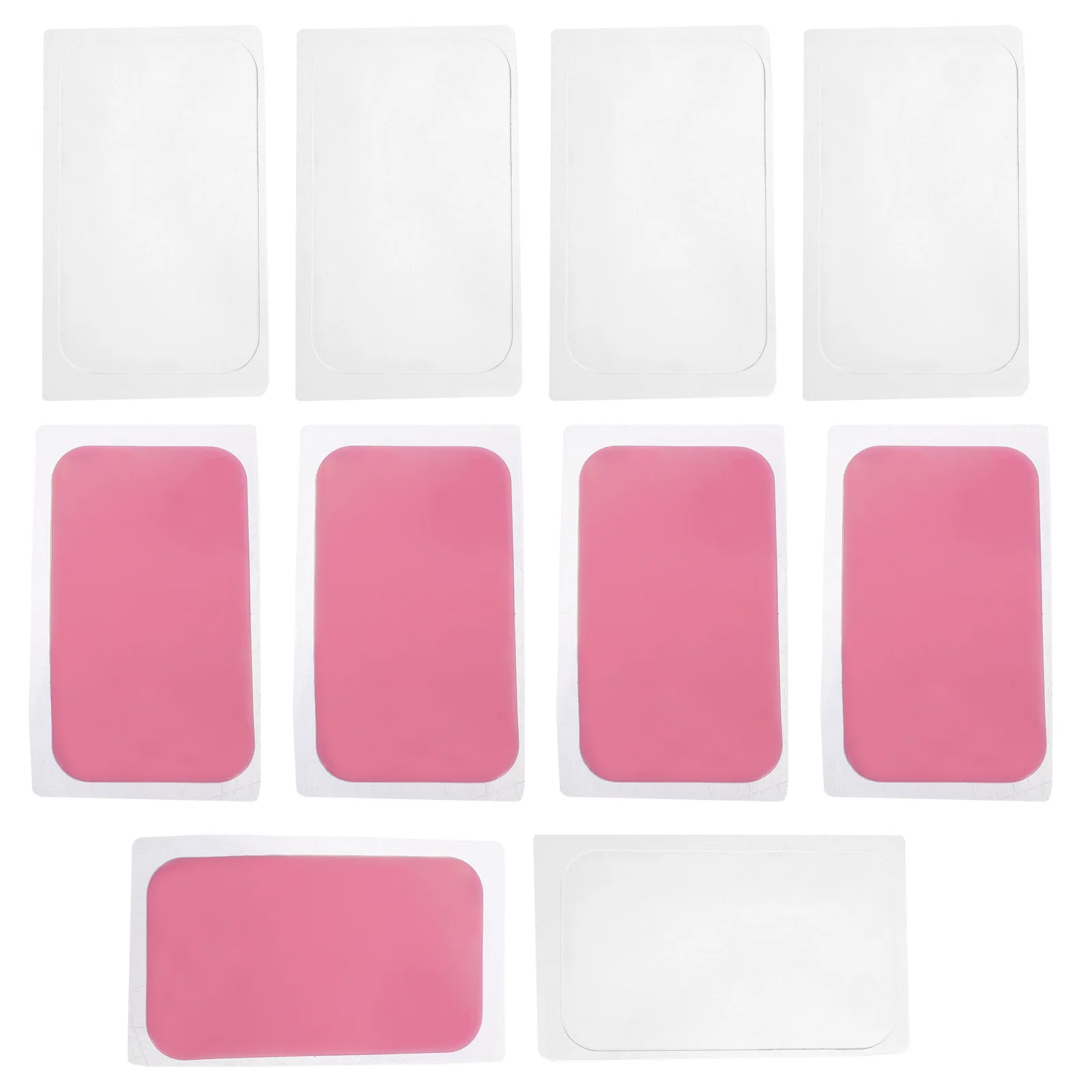 

10Pcs Reusable Eyelash Extension Pads Premium Silicone Rectangle Lash Grafting Tools Soft Anti-Slip Patches for Salon