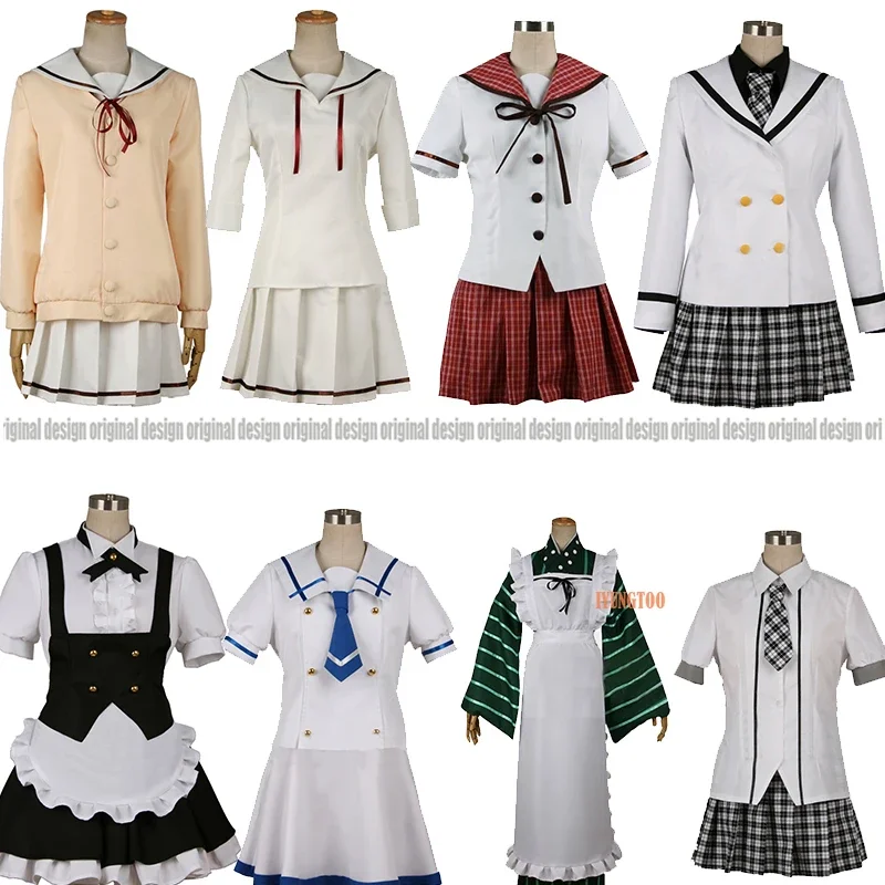 Is the Order a Rabbit? Cocoa Hoto Chino Kafu Rize Tedeza  Clothing Cosplay Costume,Customized Accepted