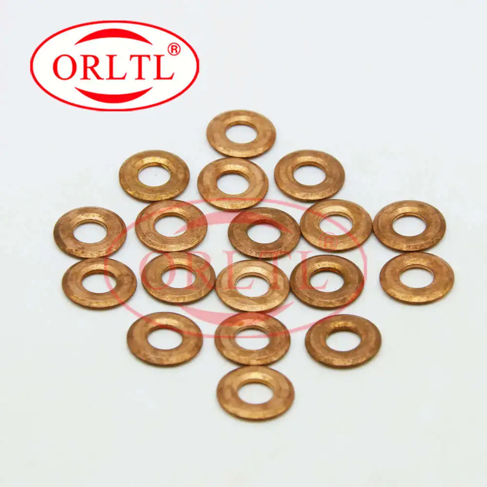 100PCS 2mm/3mm Diesel Injector Nozzle copper washer For DENSO TOYOTA HILUX PRADO 3.0L D4D 095000-6250 095000-5600 23670-0L050