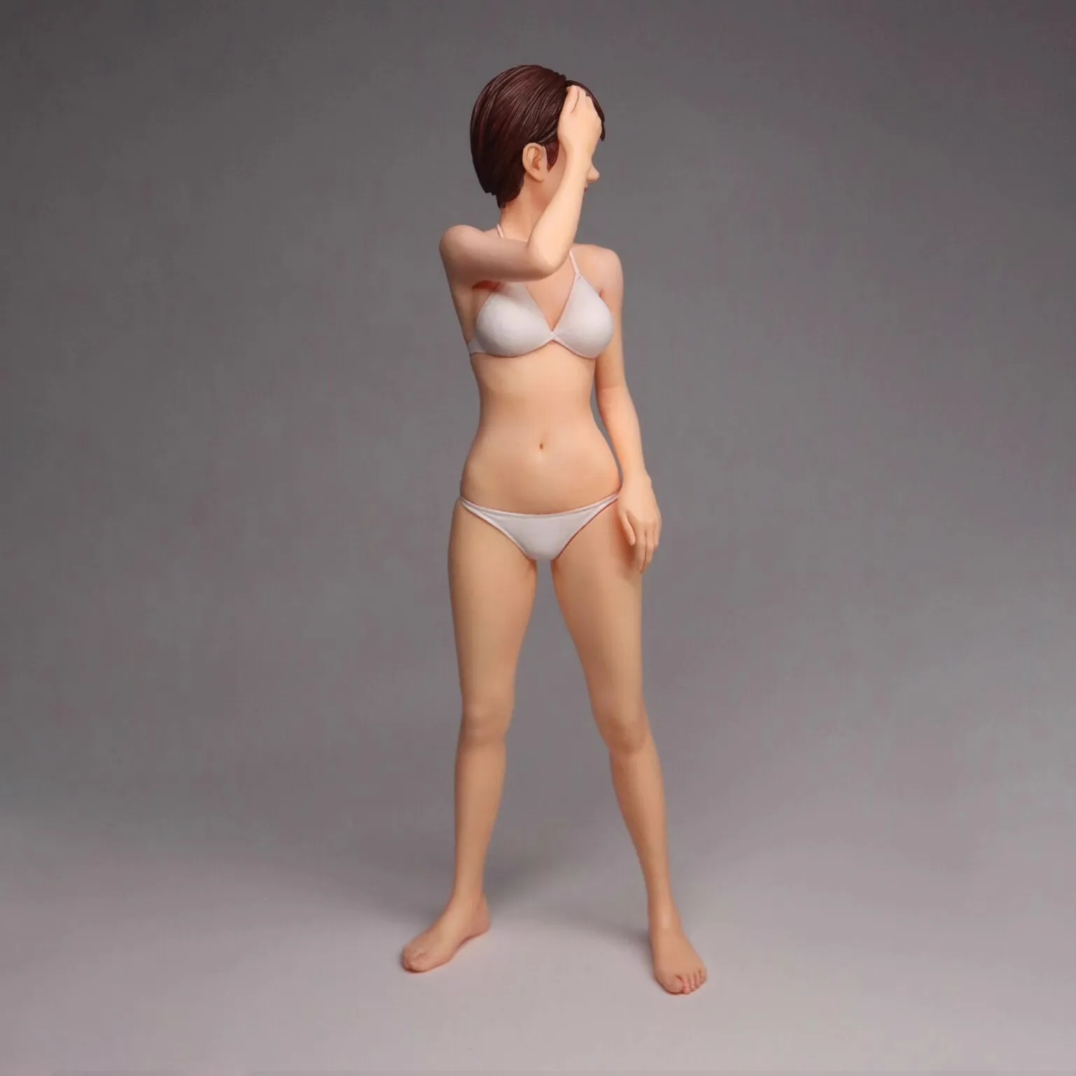 

GK 1/12 Scale Beautiful Female Soldier Swimsuit Girl White Resin Unassembled Unpainted Model Toy Figure DIY