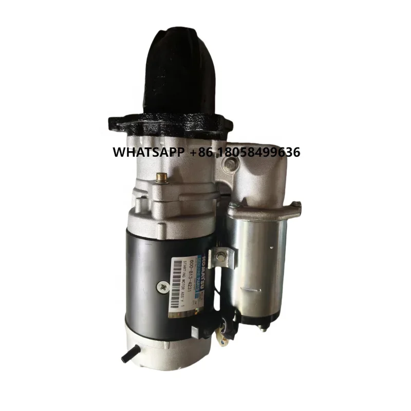

Original New S6D125 SA6D140 Engine Starting Motor Assembly 600-813-4231 for Komatsu