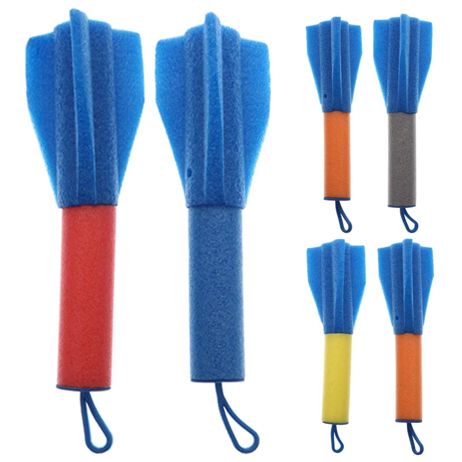 6 قطع إطلاق للأطفال حفلة إصبع إطلاق لصالح متعة اللعب محاكاة ساخرة قابلة لإعادة الاستخدام على شكل صاروخ صعبة