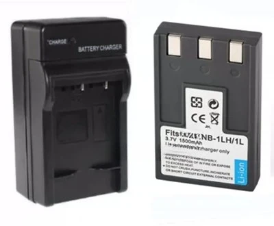，。for Canon IXUS320 330 400 430 500 V2 300 Charger NB-1L NB1LH Battery，。