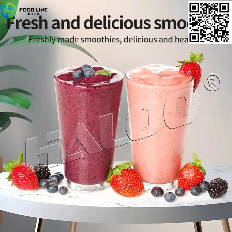 Máquina de Venda Automática de Smoothies Personalizados com Refrigeração e Autoatendimento