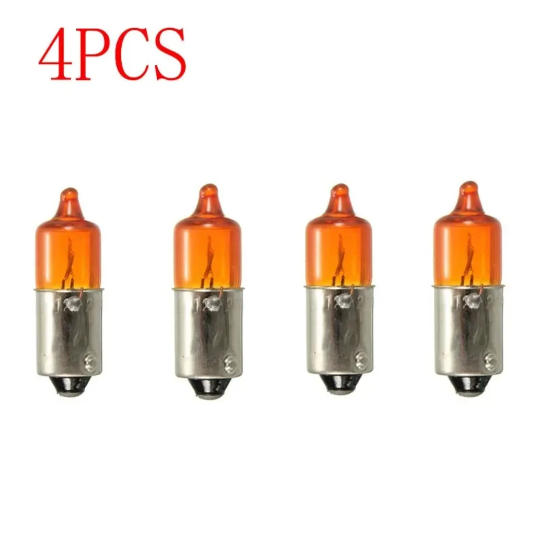 Universal BA9S 12v 21w Amber  Auto Car Motorcycle Motorbike Scooter Mini Miniature Indicator Light Bulbs