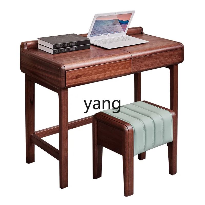 MM Italian light luxury dresser bedroom retractable size apartment storage clamshell dressing table