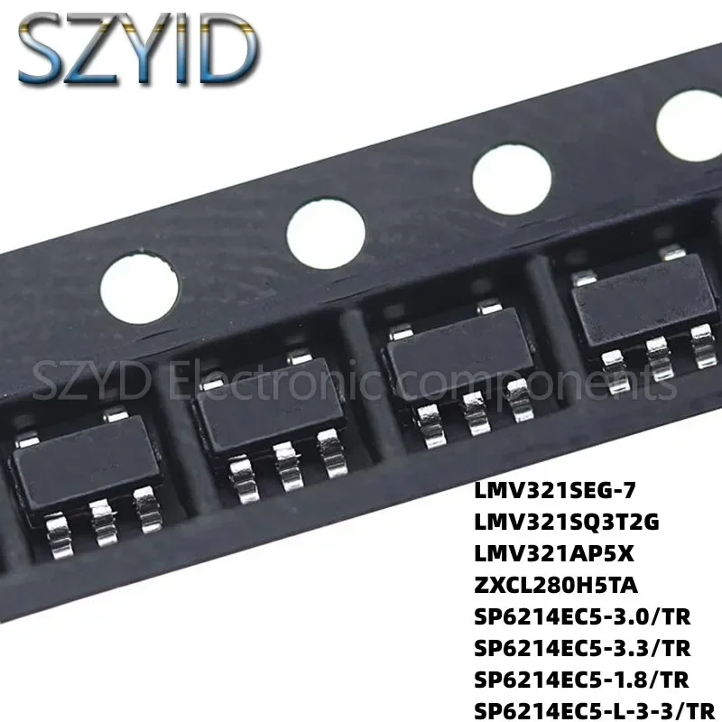 100PCS SC70-5 LMV321SEG-7 LMV321SQ3T2G LMV321AP5X ZXCL280H5TA SP6214EC5-3.0TR SP6214EC5-3.3TR SP6214EC5-1.8/TR SP6214EC5-L-3-3TR