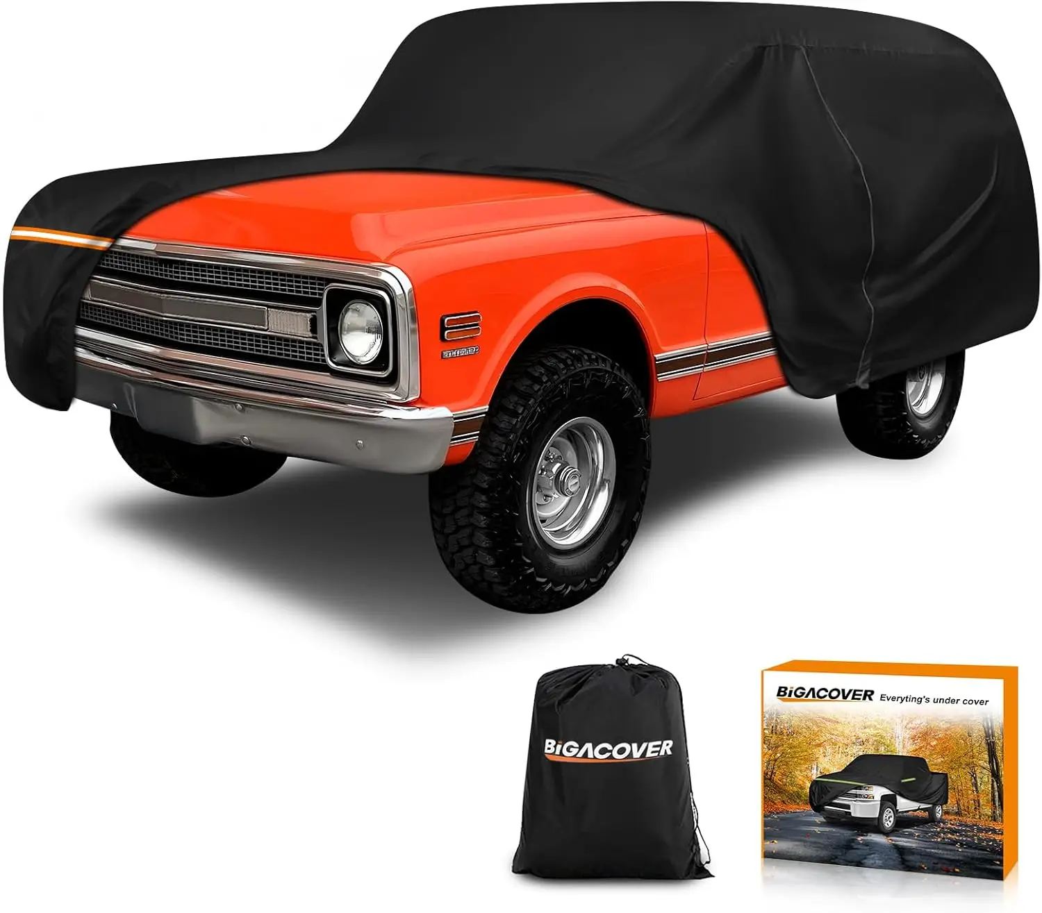 

Waterproof Car Cover for 1969-1991 K5 Blazer GMC Jimmy 420D Oxford Cotton All Weather