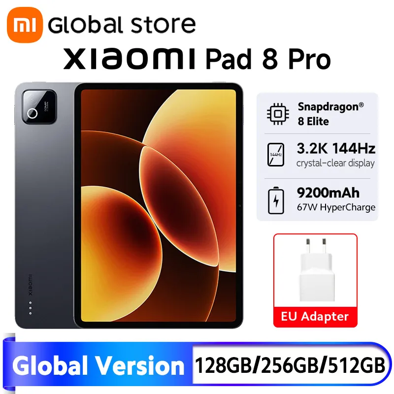 Xiaomi pad8（256GB） グローバル版 新しいXiaomi Pad 8グローバル版 11.2インチ 144Hzディスプレイ
