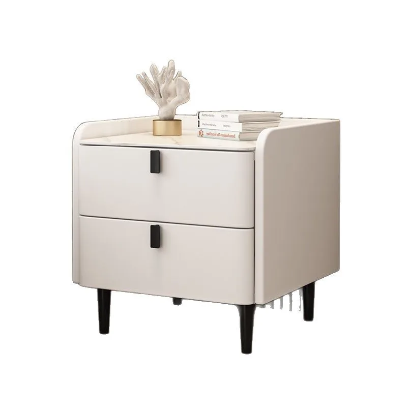 

Slate, bedside table, light luxury, simple, modern, all solid wood, drawers, furniture