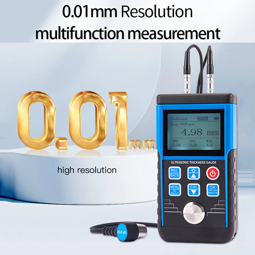 High-tech Ultrasonic Medidor de Espessura para Carros Medidores de Metal Pintar Espessura Tester Medição de Espessura 1350 mm Totalmente Inteligente Adequado