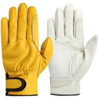 Cowhide Leather Workers Work Welding Safety Protection Garden Sports Motorcycle Driver Wear-resistant Gardening Gloves