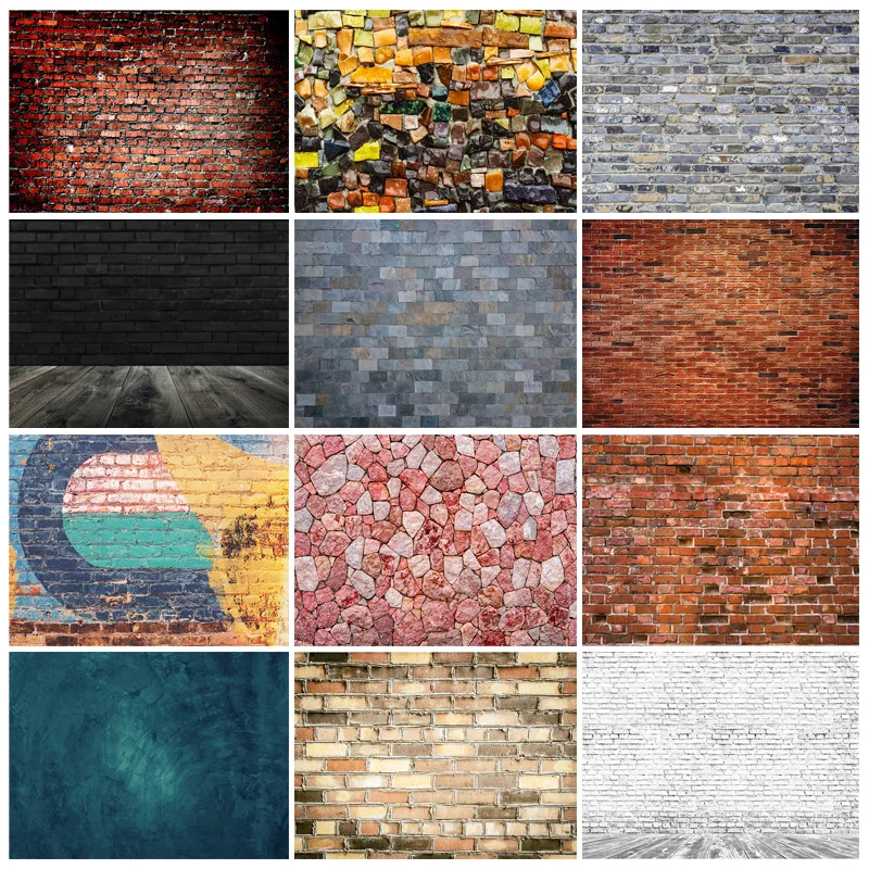 

ZHISUXI Vintage Brick Wall Backdrop Vinyl Photography Backdrops Photographic Background For Photo Studio Props 210327CAZ-04