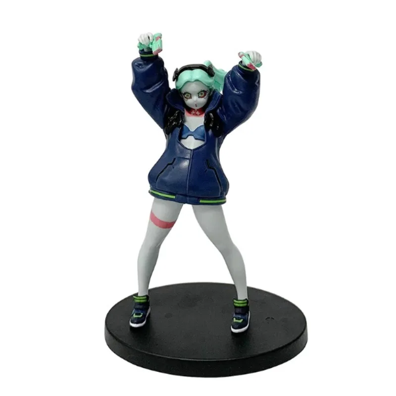 Cyberpunk: figura de ação Edgerunners Lucyna Kushinada David Martinez modelo personagem de anime bonito desenho animado ornamento de chassi de mesa