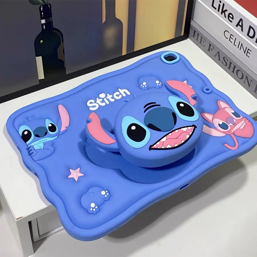 

Stitch Cartoon Silicone Case For Samsung Galaxy Tab A9 8.7 A9 Plus X110 X115 X117 X210 X216B X218 Drop-Resistant Cover