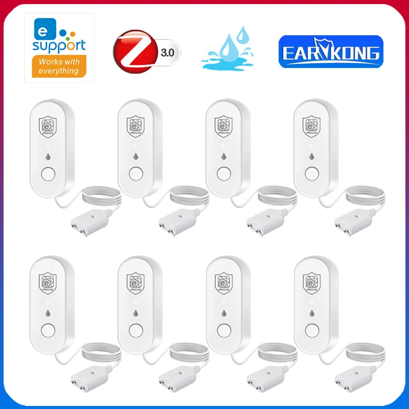 Zigbee Water Leak Detector Ewelink APP Remote Control Water Level Sensor Smart Home Kitchen Overflow Warning Work With Gateway