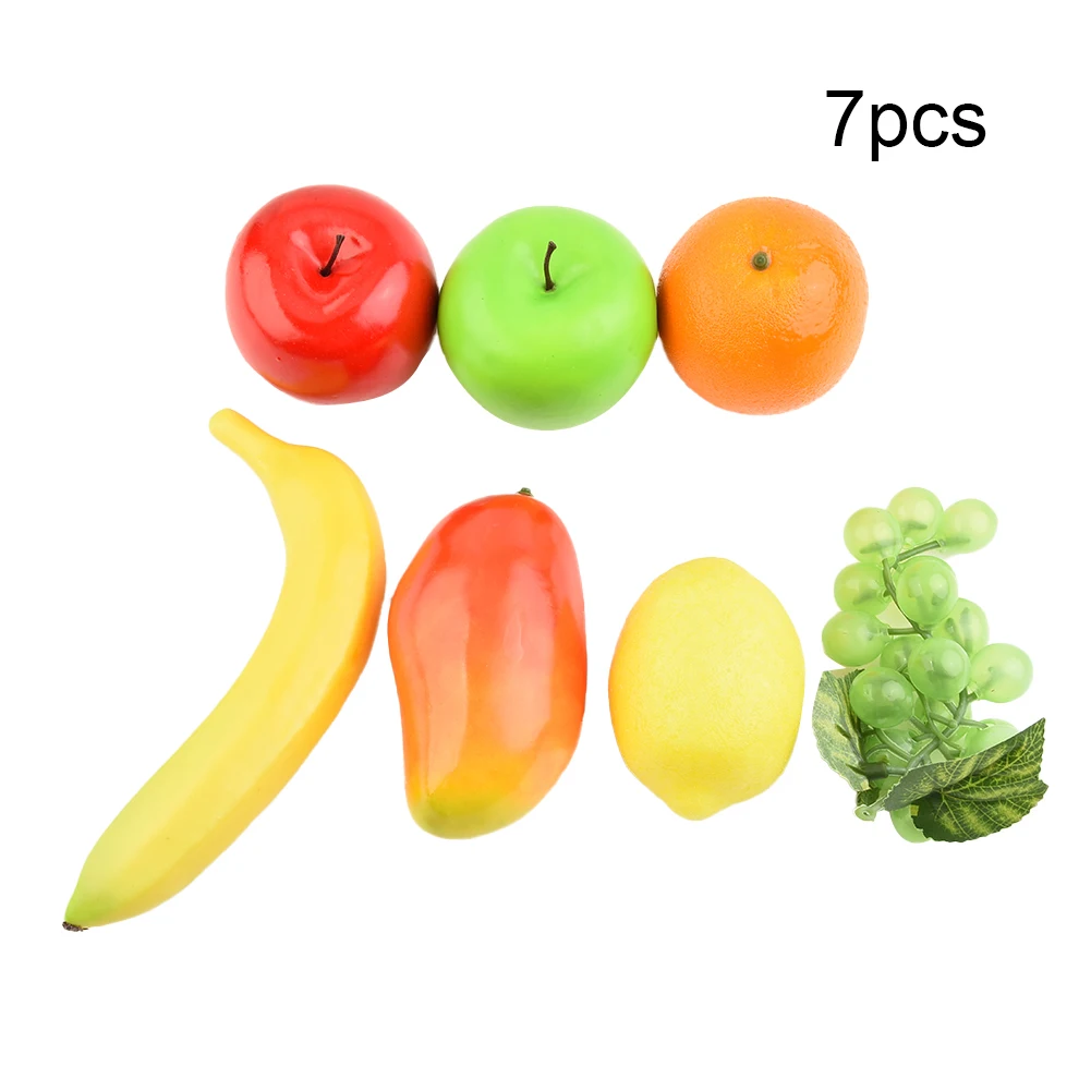 Practical Replaceable Play Toys Artificial Fruits Simulated Fruit Not Hollow Quite Realistic Decorating Timeless