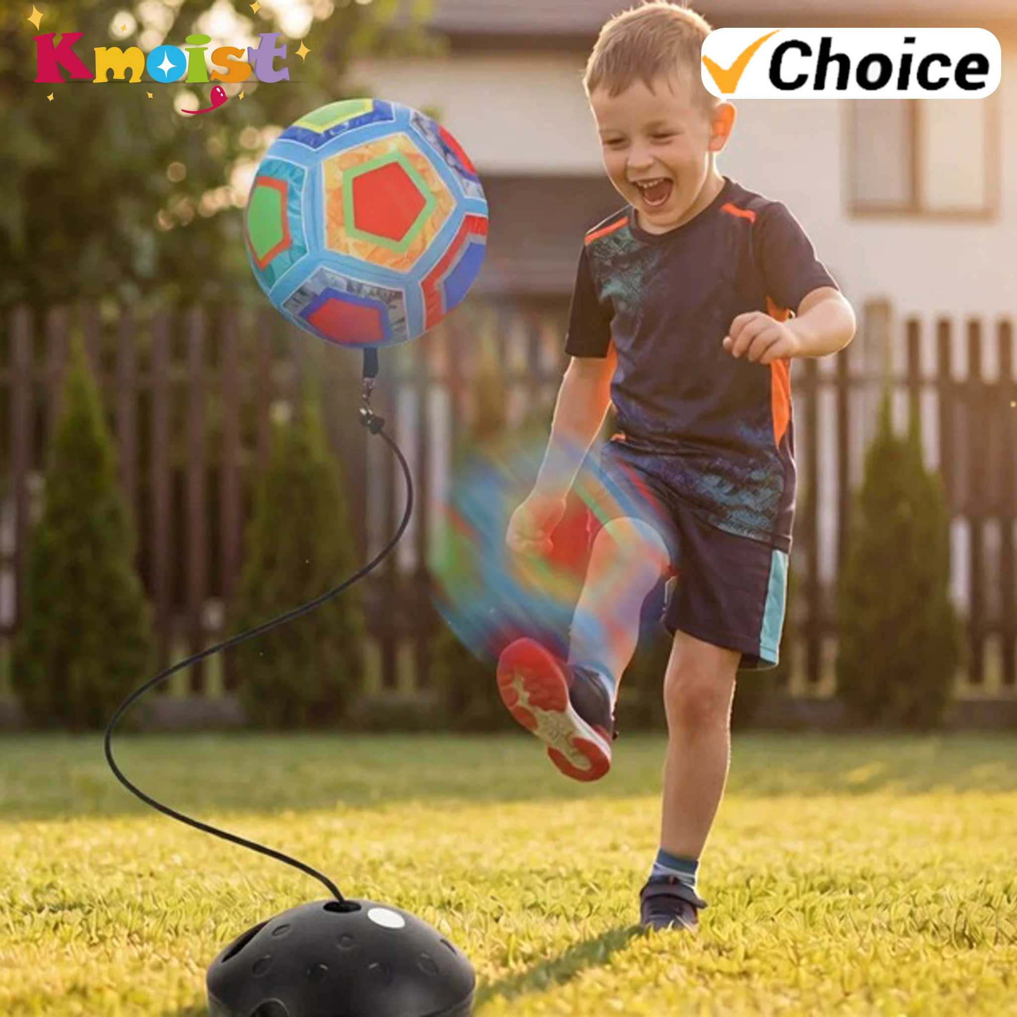 Ensemble d'entraînement de football pour l'extérieur, interaction parent-enfant, balle rebondissante et corde de rebond, jouets sportifs, cadeaux