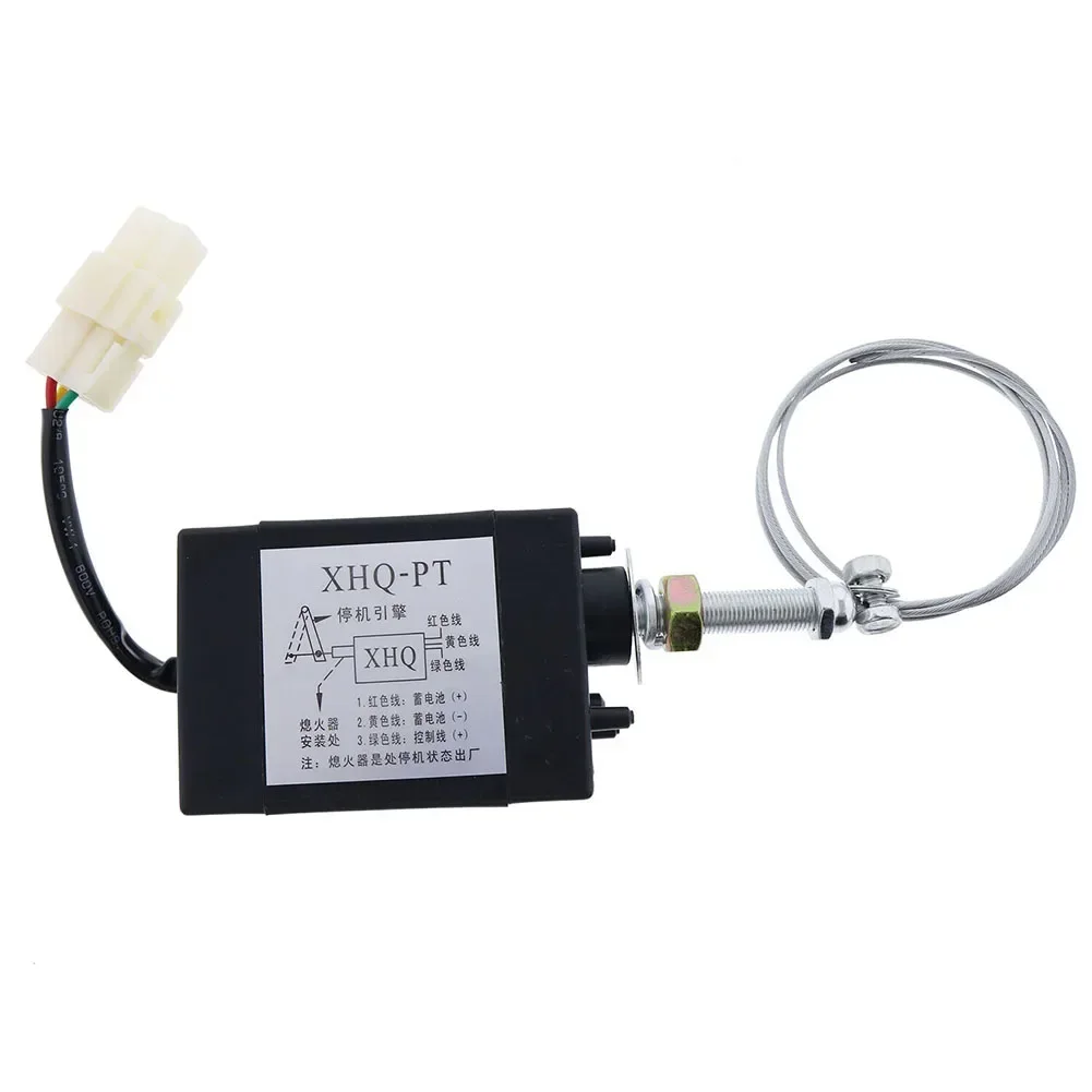 Solenoid Valve High Performance Electric Throttle Adjuster with XHQ PT Valve Engine Stop Solenoid for 12V Systems