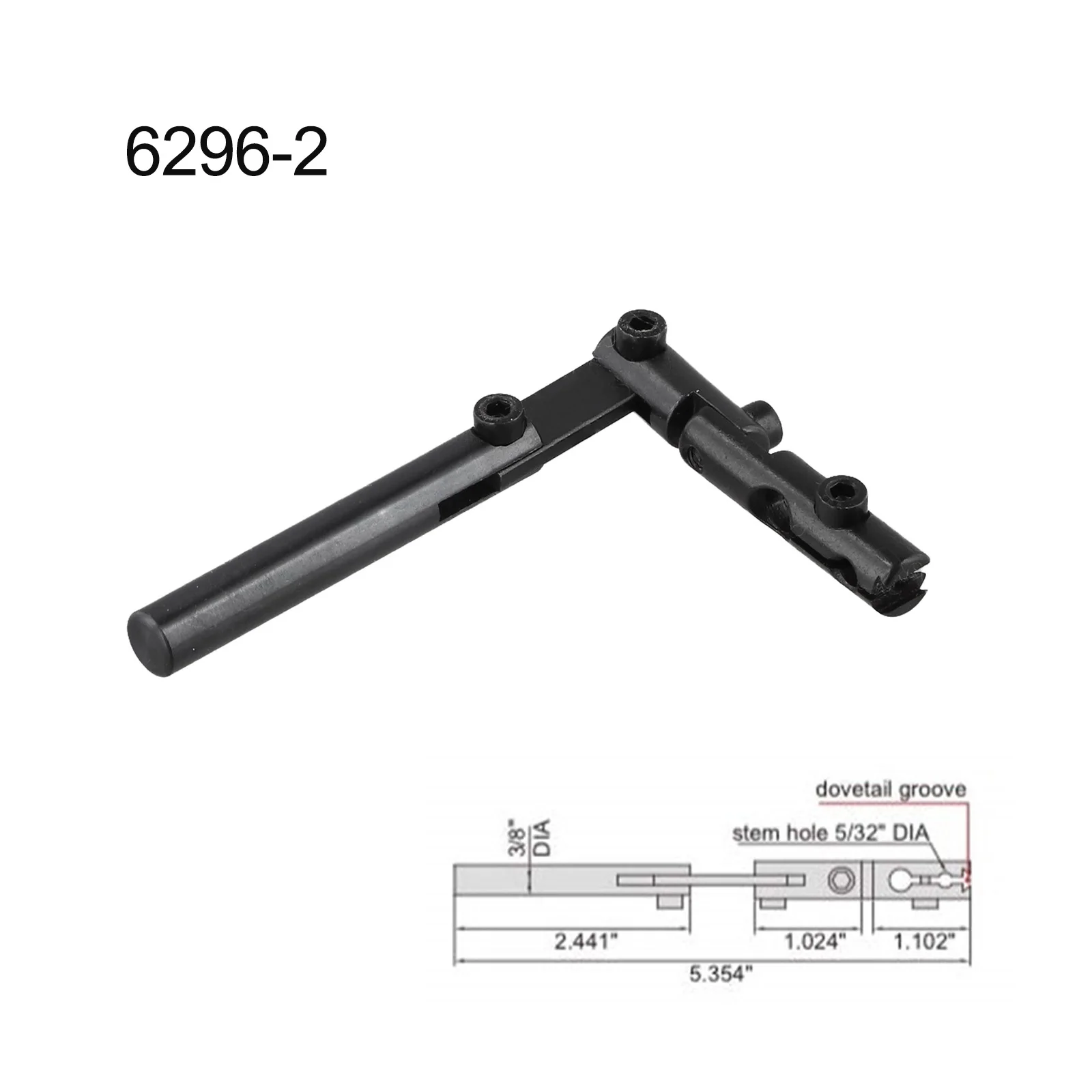 Functional Indicator Mount with 3 Pivot Joints and 5.5 Inch Span for Secure Placement of For Dial Test Indicators on Equipment