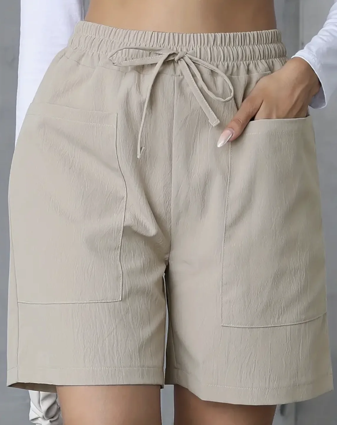 

Womens clothing oriented elegant vacation casual fashion outdoor sports solid color Korean European American Korean shorts