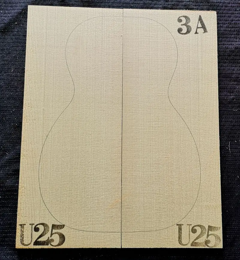 1SET  European Spruce Wood Ukelele Guitar  Top
