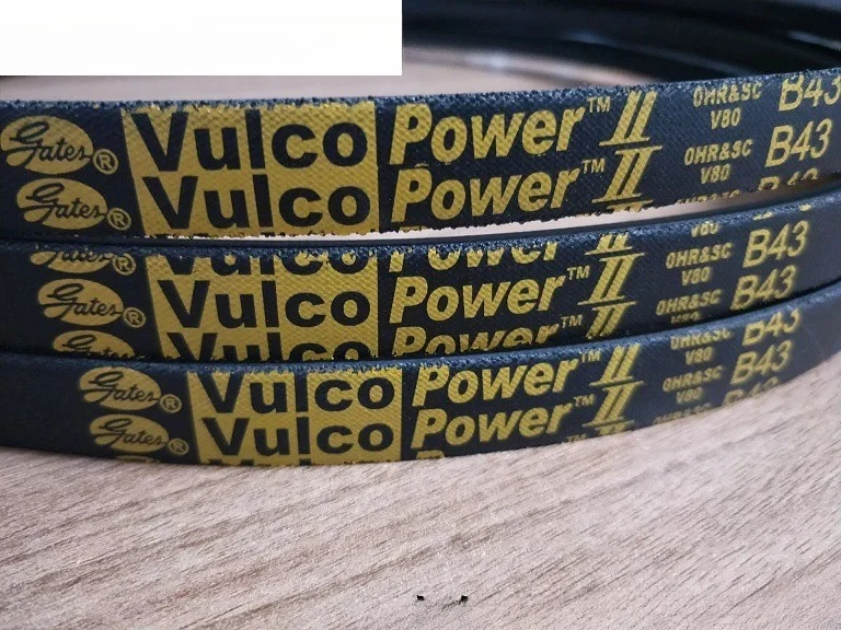 

1PCS Original precision air conditioning fan triangle belt B43 B44 B45 yellow label