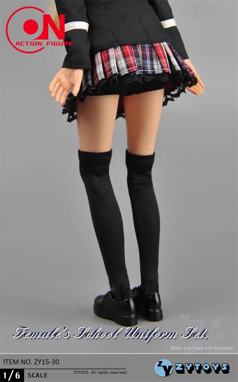 ZYTOYS ZY15-30 1/6 Bilancia Ragazza Uniforme Scolastica Set JK Vestito Vestiti Modello Misura 12 ''Femmina Soldato Action Figure Corpo Bambole