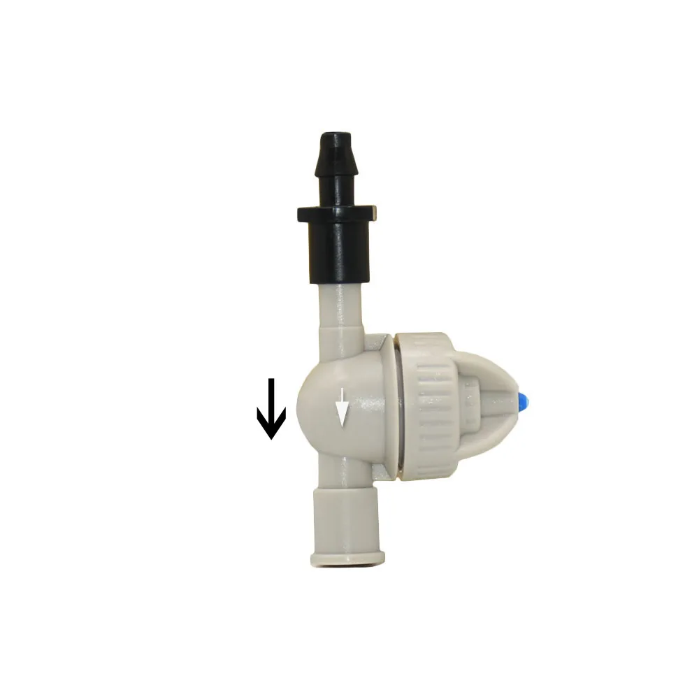 Garden Miniature Valve Anti Drip Valve Cross Mist Connector Drip Irrigation For Greenhouse Atomizer Nozzle Connector 8Pcs