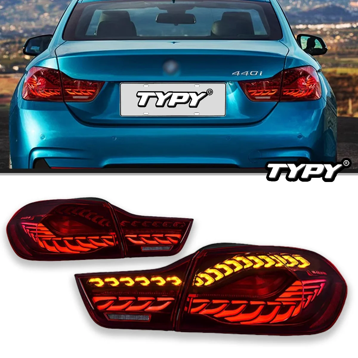 

Автомобильные фары для BMW 4 серии F32, задний фонарь 2013-2019, светодиодный задний фонарь для проектора, дневные ходовые огни, автомобильные аксессуары