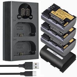 LP-E6P Battery/ Fast Charger for Canon R5 Mark Ⅱ,Compatible with Canon LP-E6,LP-E6N,LP-E6NH Batteries and LC-E6 LC-E6E Chargers