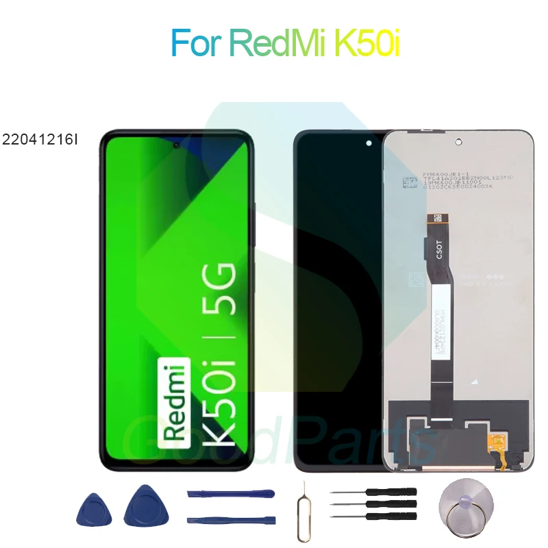 For RedMi K50i LCD Display Screen 22041216I For RedMi K50i Touch Digitizer Assembly Replacement