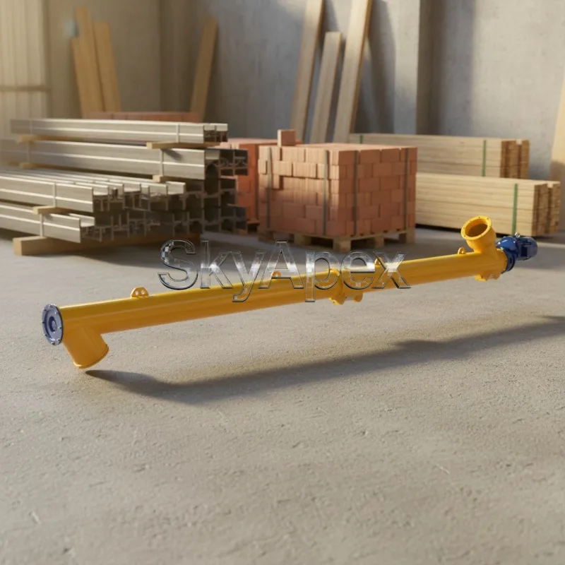 LSY-273 Screw Conveyor Cement Feeding Machine Dry Ash Conveyor Tubular Type Concrete Material Transfer Equipment