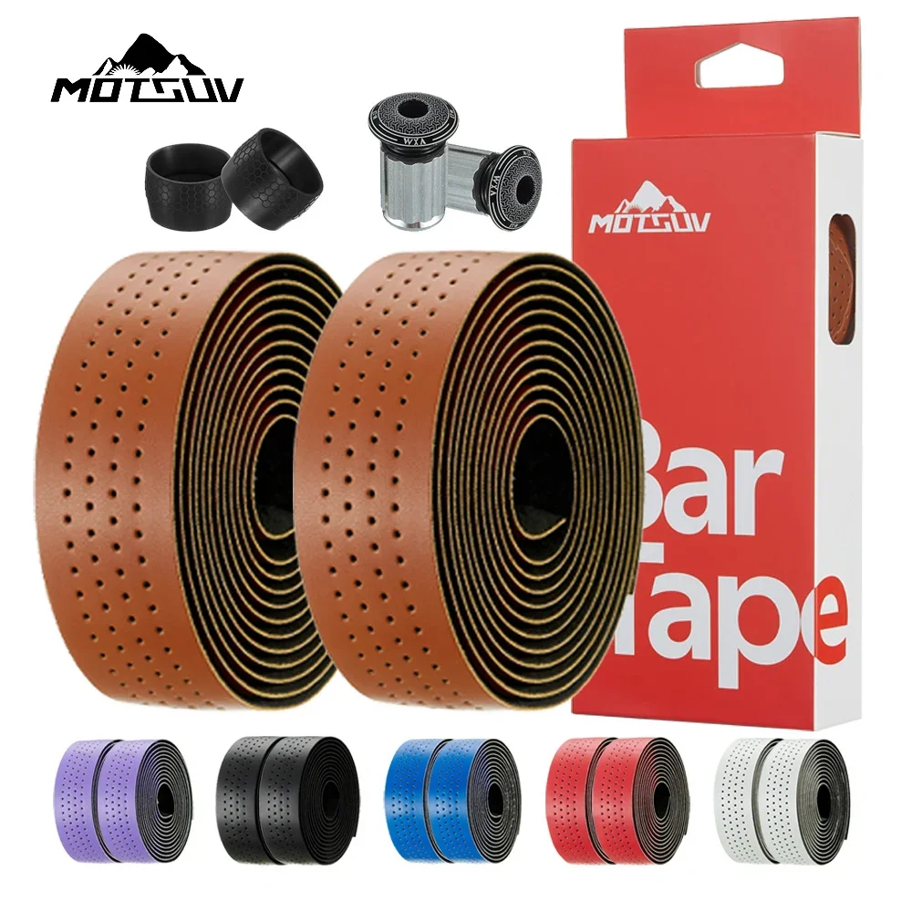 Road Bike Handlebar Tape Bar Tapes EVA/PU Soft Anti-Vibration Wrap Tape Durable Bar Bartape Anti-slip