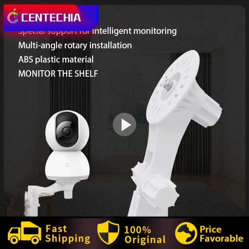 Bracket High Compatibility Solid Multi-angle Rotation Thickened Base Long Life Camera Plastic Gimbal Indoor Monitoring Support