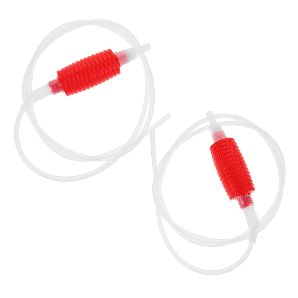 

2pcs Siphon Pump Oil Pump for Oil Change Fuel Siphon Manual Tool Compact Portable Emergency Use Robust Materials Fluid Extractor