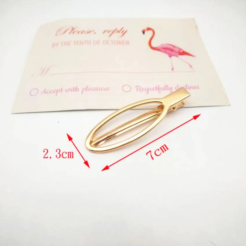 100 Stück Kaninchenkrone Wassertropfen Gold Metall Haarspange Legierung Herz Alligator Haarnadel Haarspangen für DIY Kopfbedeckung Haarschmuck – Detail 22