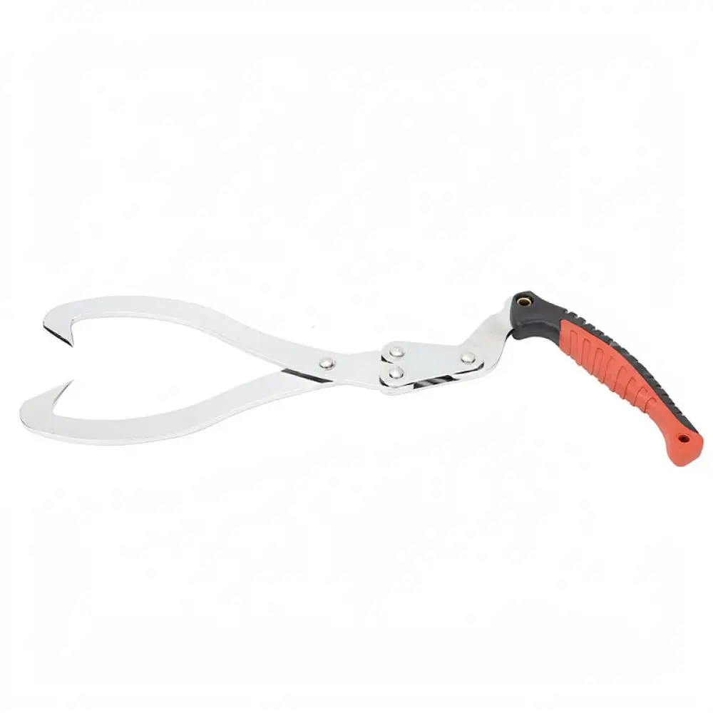 12 Inch Logging Hook Heavy Duty Chrome Plated Steel Timber Lifter Wood Mover Hand Tool For Outdoor Forestry Operations