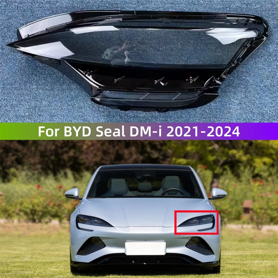 

For BYD Seal DM-i 2021 2022 2023 2024 Accessory Cars Headlight Rubber Cover Replace The Original Lens
