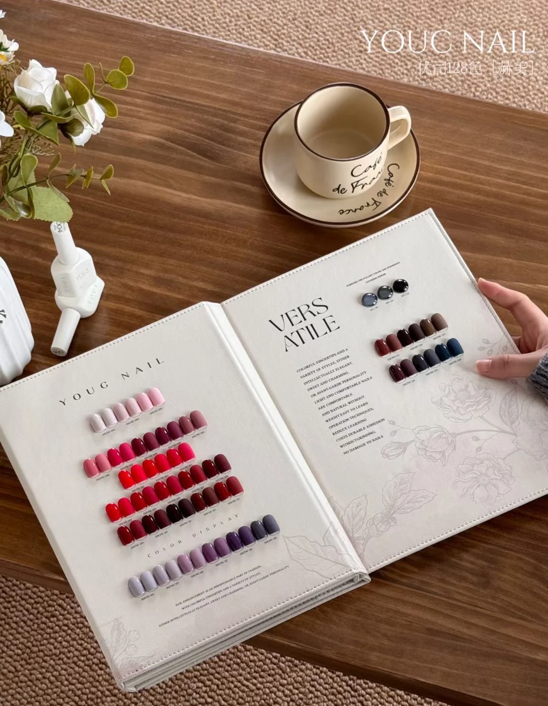 YOUC 128 couleurs multicolore Gel à ongles ensemble 2025 nouvelle mode offre spéciale Kit d'art des ongles Non toxique UV Gel Salon de manucure en gros