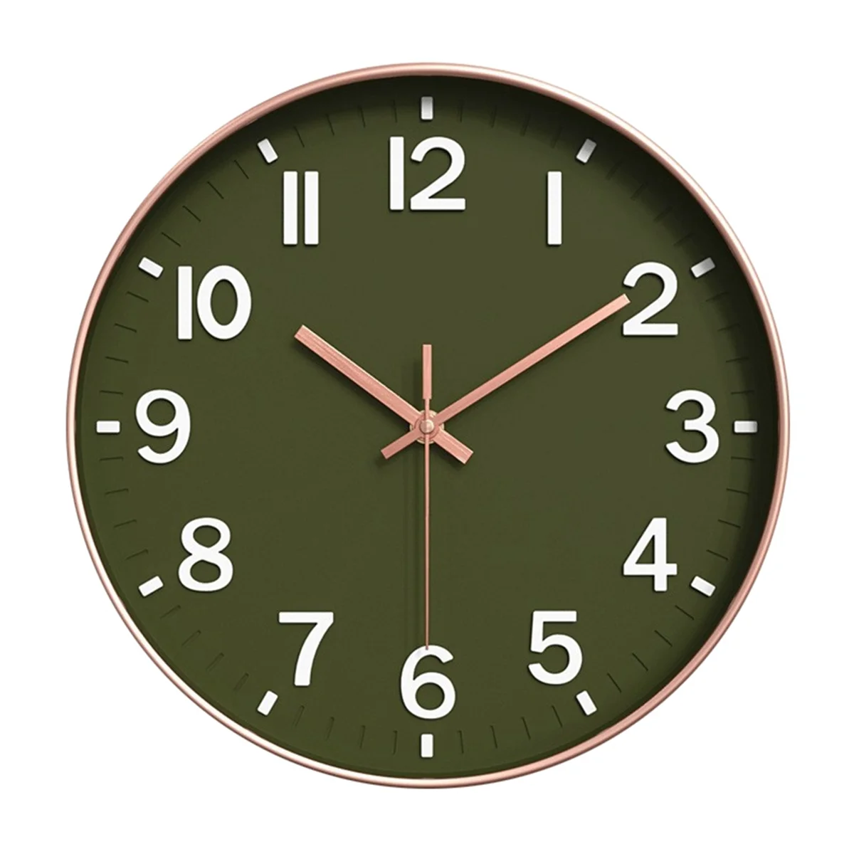 

Silent Modern Clock for Wall, 3D Numbers Wall Clock for Kitchen Bedroom Living Room Office Classroom Decor Colour 8