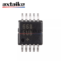 5PCS MAX668EUB+T MSOP-10 MAX668EUB MAX668 668 EUB 668EUB SMD 1.8V To 28V Input PWM Step-Up Controllers IC