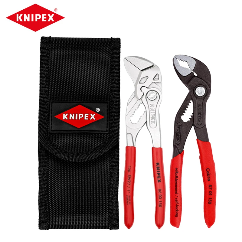 KNIPEX Cobra High-Tech Water Pump Pliers Wrench 87 01 150 and 86 03 150