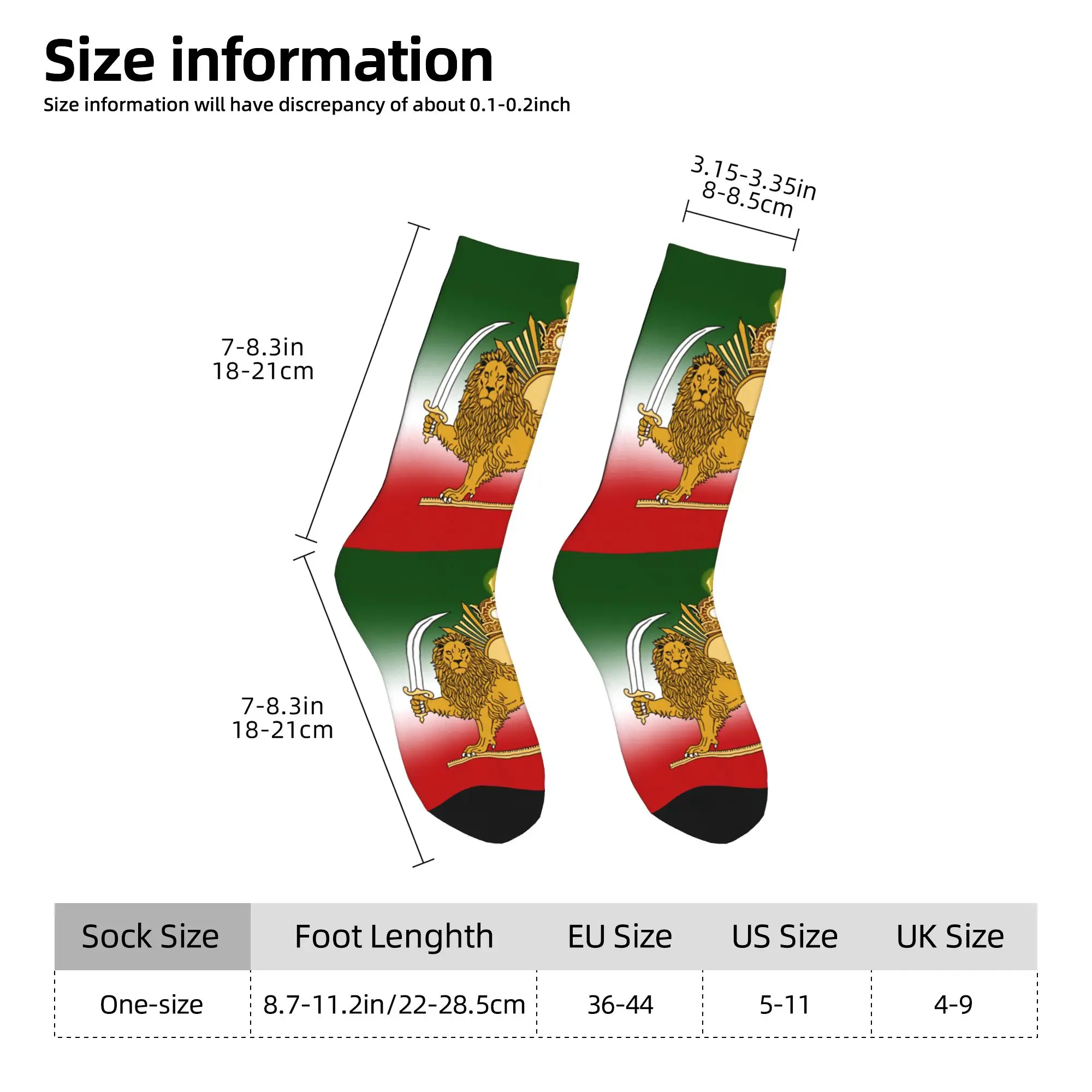 

Носки с флагом Ирана, мужские носки, мягкие забавные носки, зимние носки для занятий спортом на открытом воздухе, противоскользящие носки, подарок на день рождения